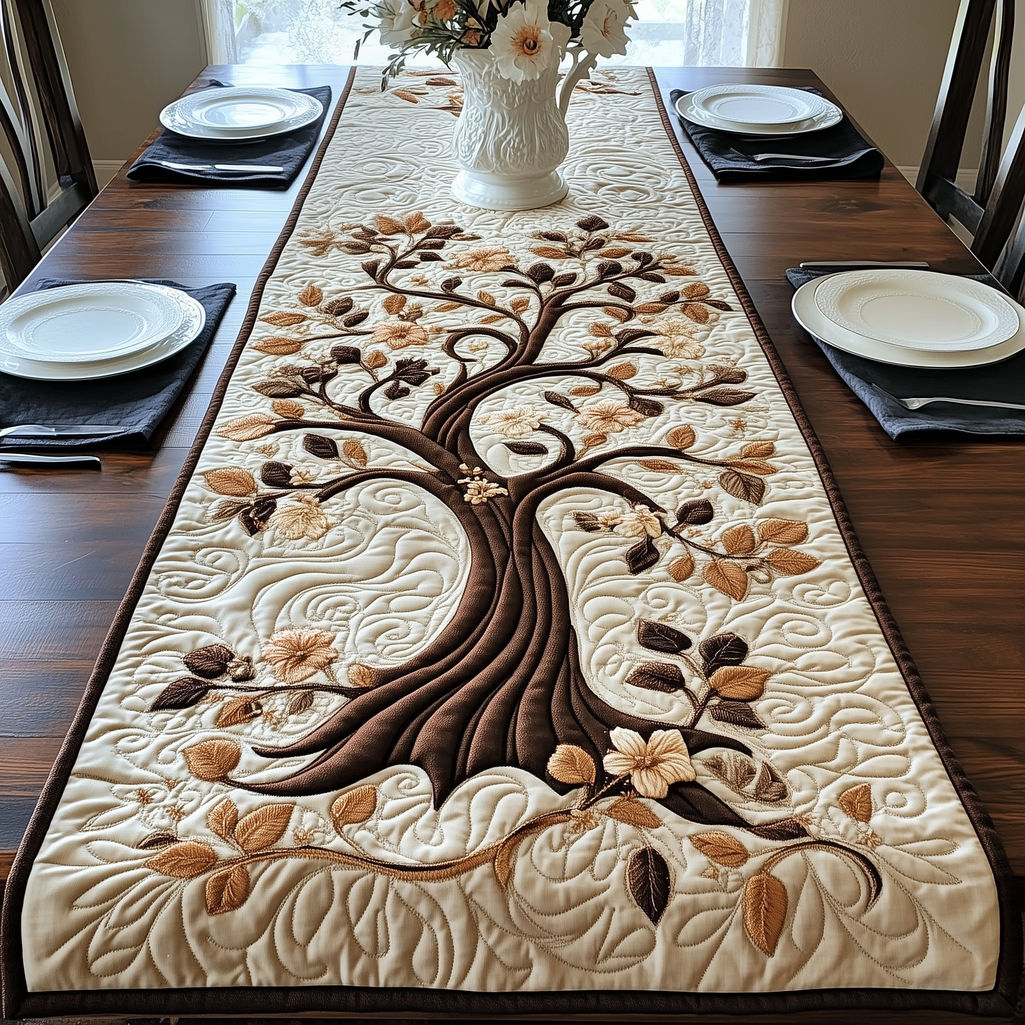 Tree Of Life Quilted Table Runner GFTOAB2581