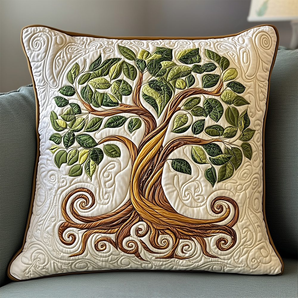 Tree Of Life Quilted Pillow Case GFTOAB2975