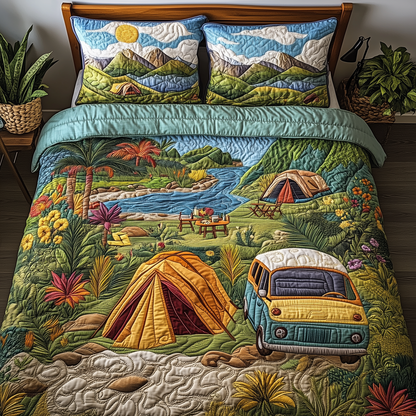 Natural Haven 3-Piece Quilted Bedding Set GFTOAB3029