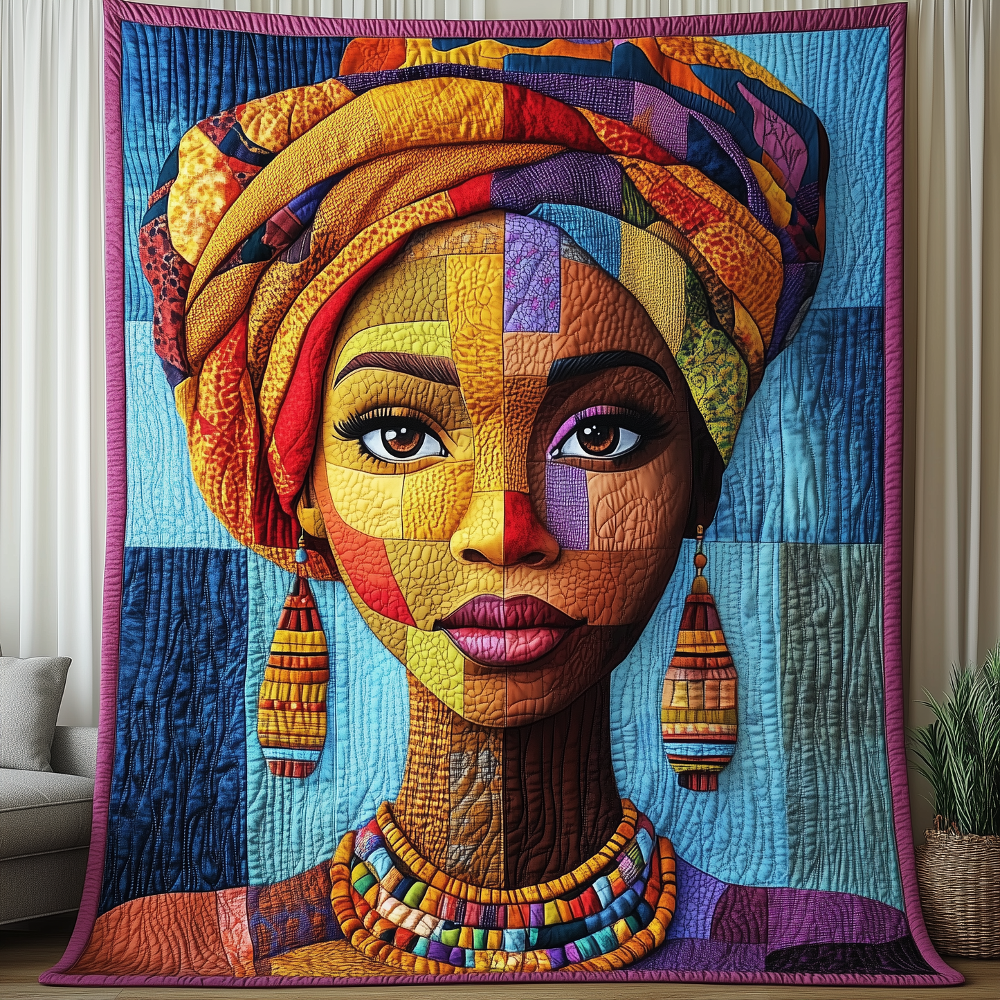 Black Beauty Quilted Blanket GFTOAB3053