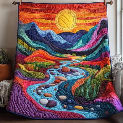 The Radiant Stream Quilted Blanket GFTOAB3221