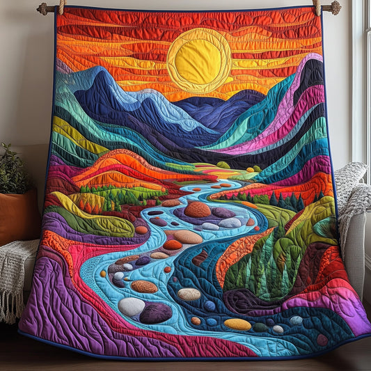 The Radiant Stream Quilted Blanket GFTOAB3221