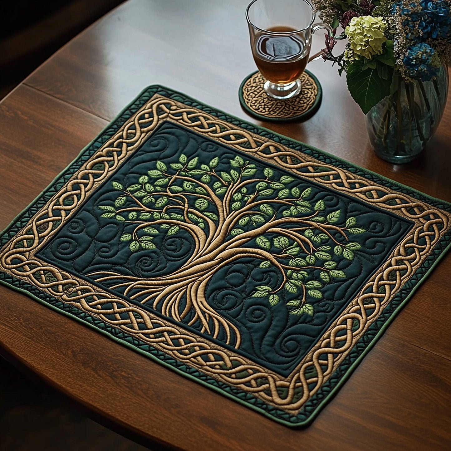 Tree Of Life Quilted Placemat GFTOAB3250