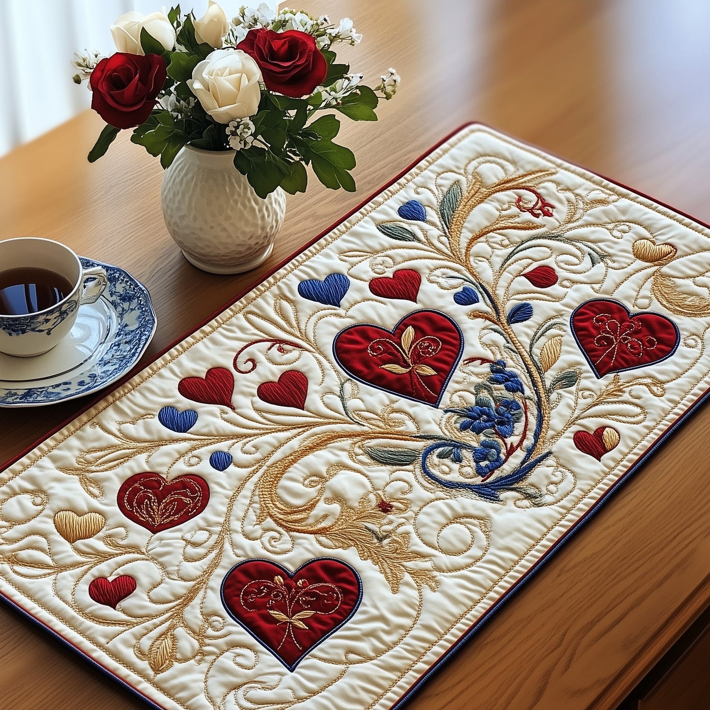 Love In Bloom Quilted Placemat GFTOAB3308