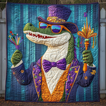 Festive Swamp King Quilted Blanket GFTOAB3599