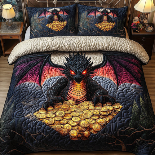 Guardian of the Hoard 3-Piece Quilted Bedding Set GFTOAB3724