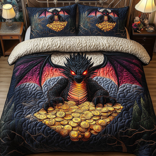 Guardian of the Hoard 3-Piece Quilted Bedding Set GFTOAB3724