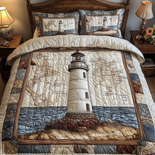 Path of the Mariners 3-Piece Quilted Bedding Set GFTOAB3876