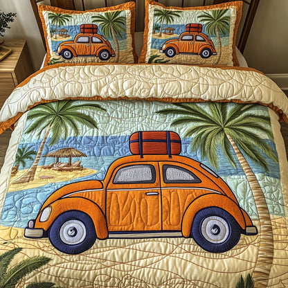 Beachside Journey 3-Piece Quilted Bedding Set GFTOAB4165