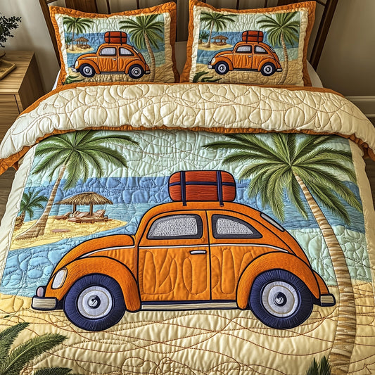 Beachside Journey 3-Piece Quilted Bedding Set GFTOAB4165