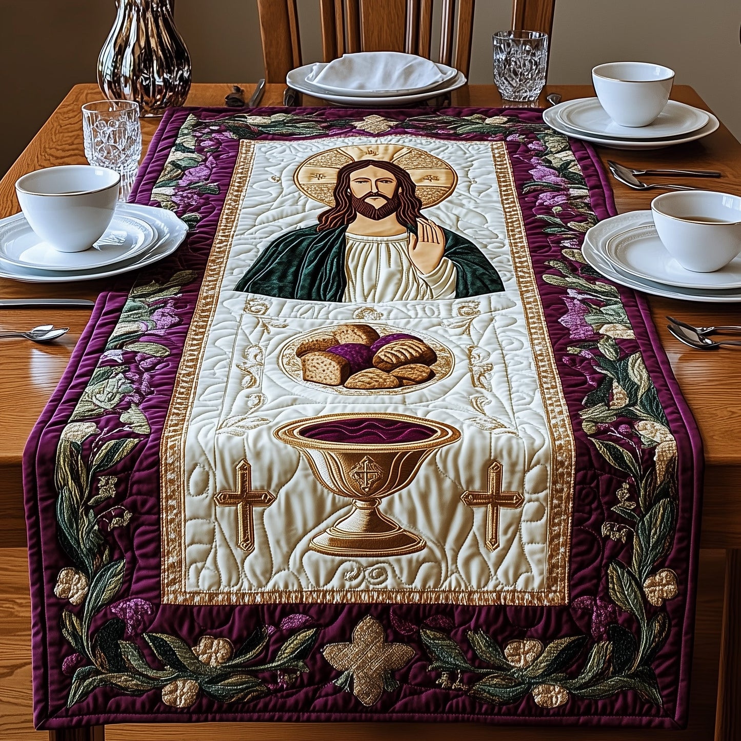 Maundy Thursday Quilted Table Runner GFTOAB4315