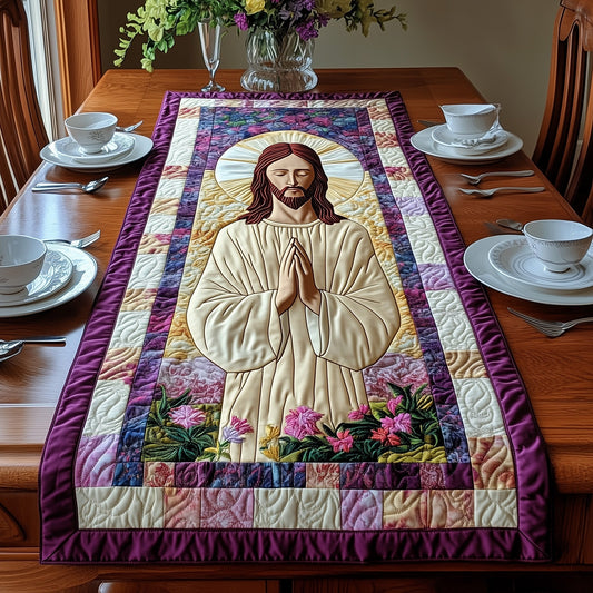 Sacred Moments of Prayer Quilted Table Runner GFTOAB4320
