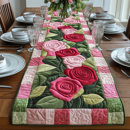 Blooming Elegance Quilted Table Runner GFTOAB4603