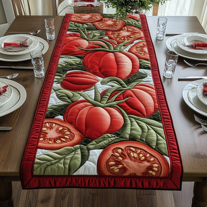 Tomato Quilted Table Runner GFTOAB4698