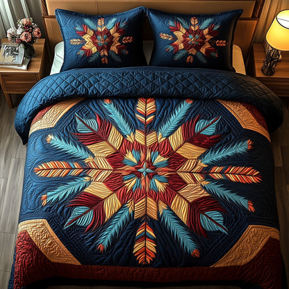 Echoes of the Tribe 3-Piece Quilted Bedding Set GFTOAB4716