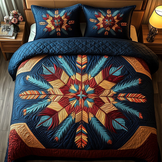 Echoes of the Tribe 3-Piece Quilted Bedding Set GFTOAB4716