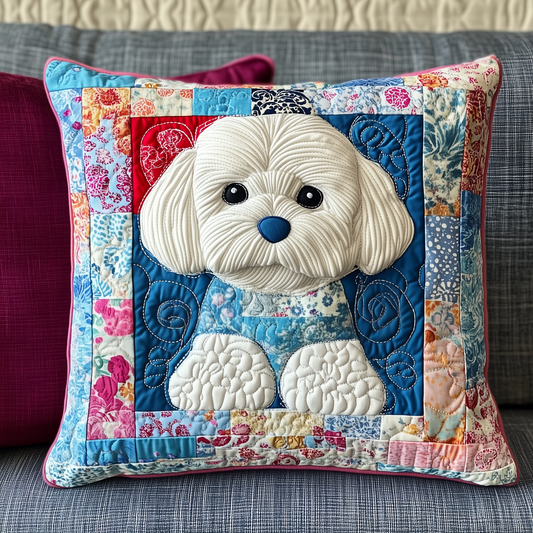 Maltese Quilted Pillow Case GFTOAB513