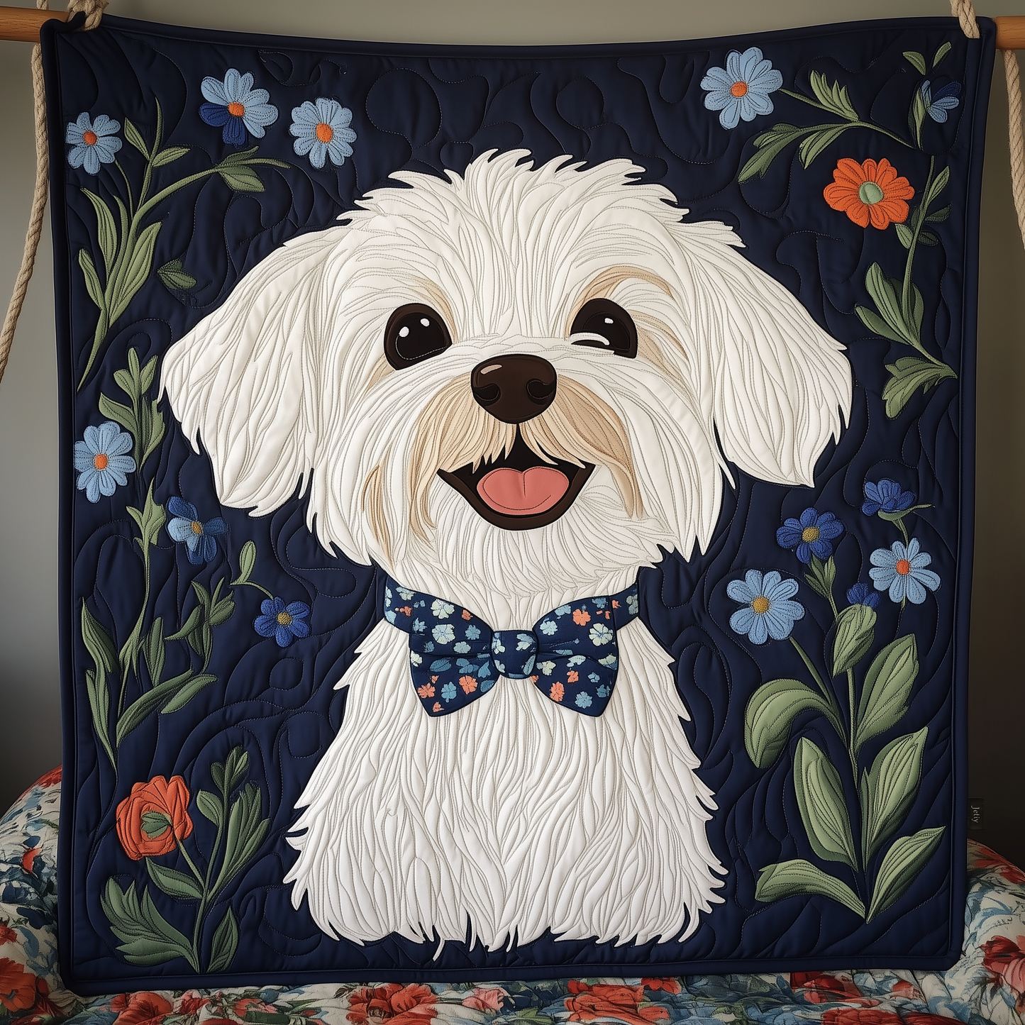 Maltese Quilted Blanket GFTOAB540