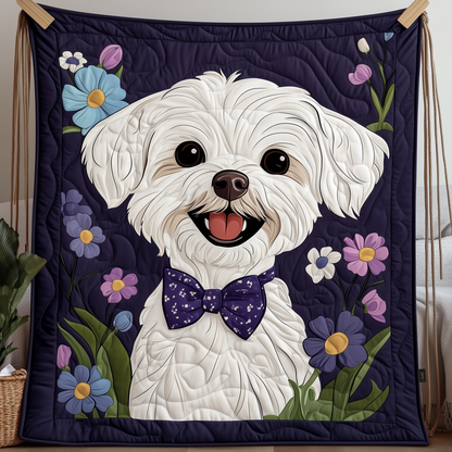 Maltese Quilted Blanket GFTOAB543