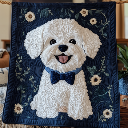 Maltese Quilted Blanket GFTOAB544