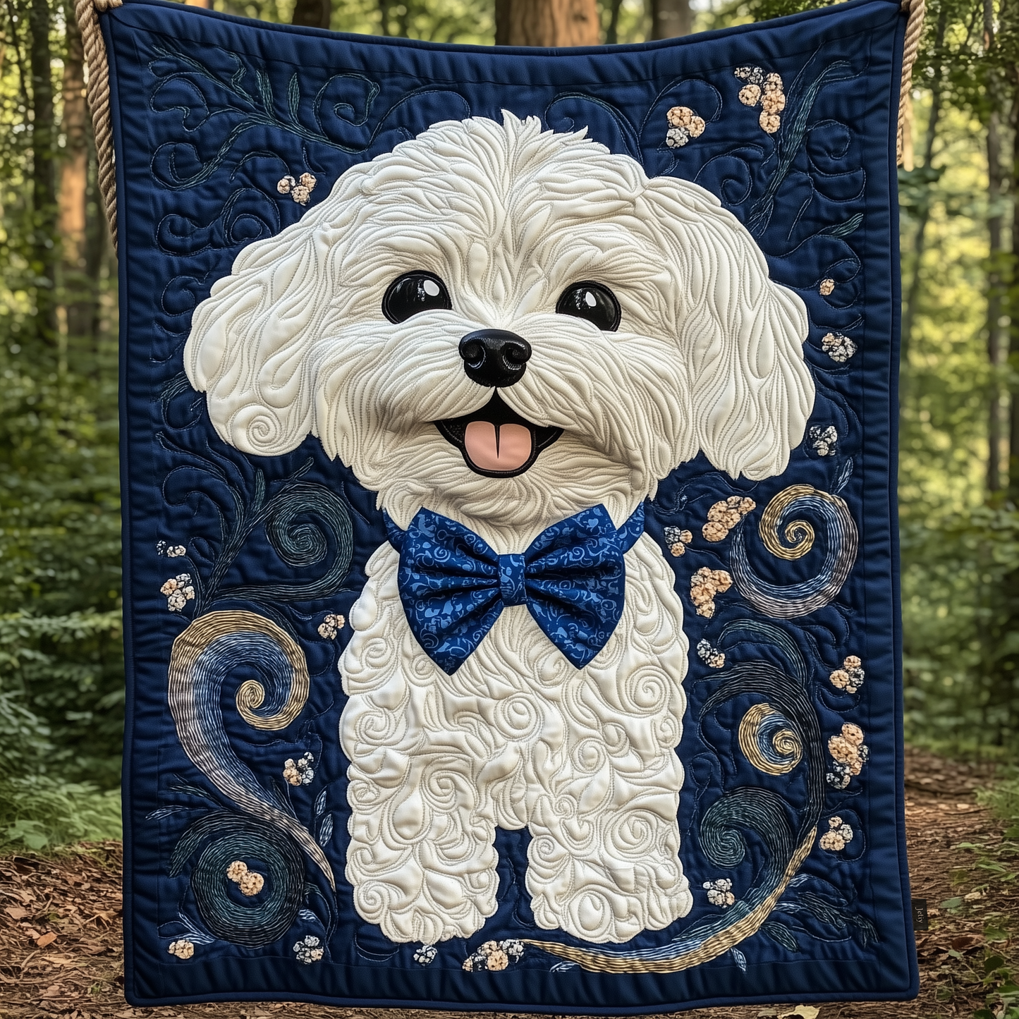 Maltese Quilted Blanket GFTOAB547