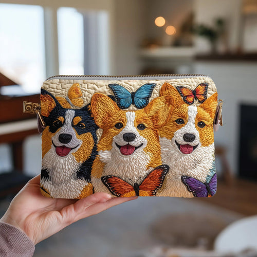 Adorable Corgi Quilted Purse GFTOHD10115
