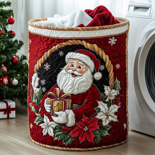 Santa Dream Quilted Laundry Basket GFTOHD10142