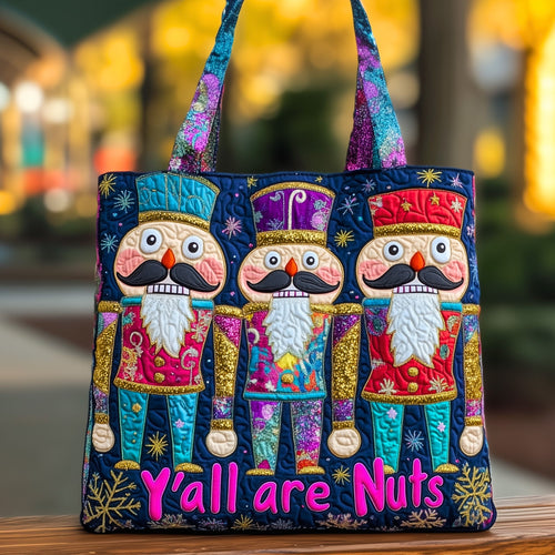 Festive Nutcracker Quilted Tote Bag GFTOHD10504