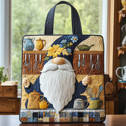 Joyful Gnomes Quilted Tote Bag GFTOHD10559