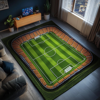 Soccer Stadium Area Rug GFTOHD11182