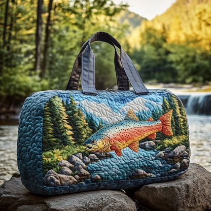 Fishing Moment Quilted Duffle Bag GFTOHD11227