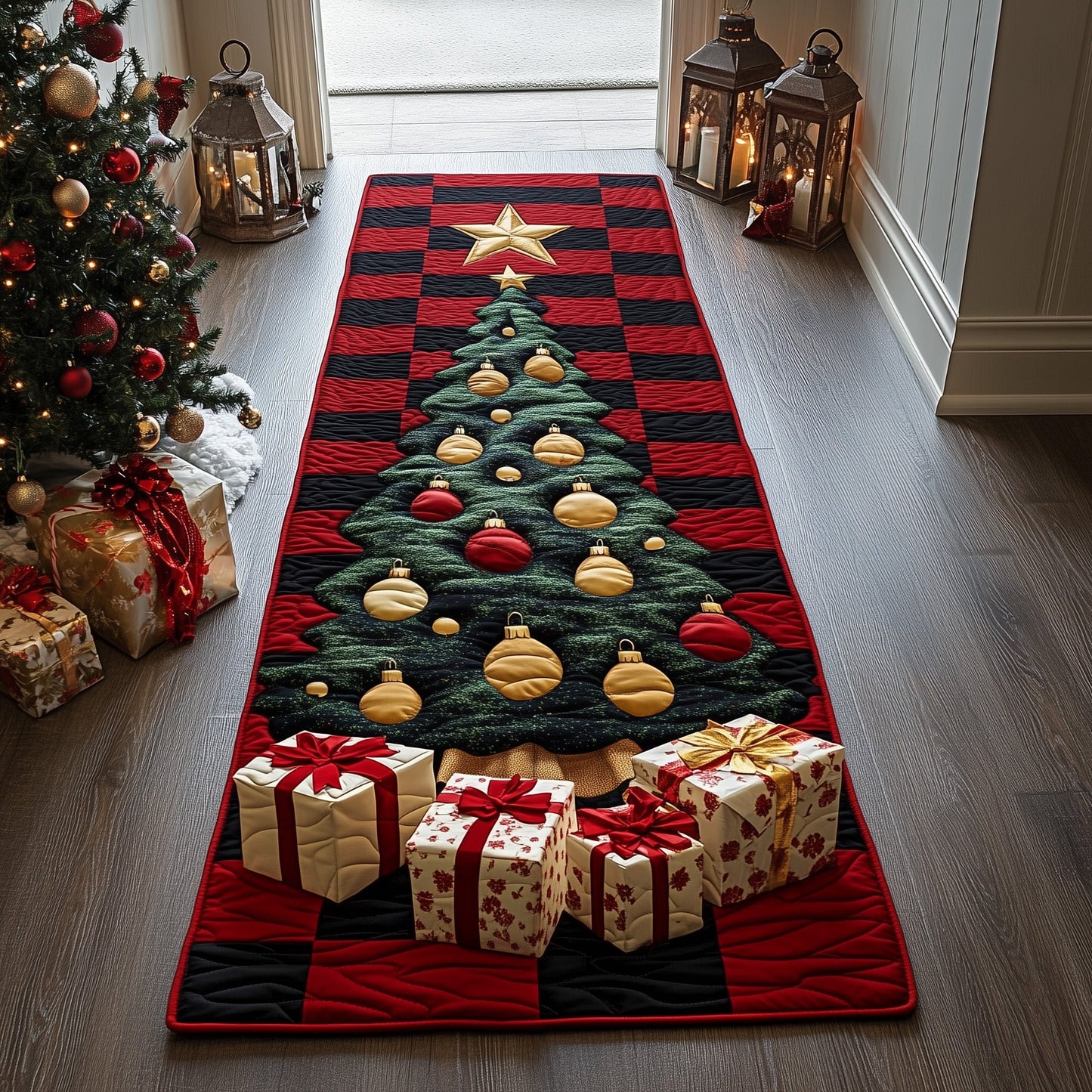 Christmas Charm Runner Rug GFTOHD11260