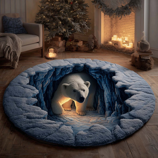 Polar Bear Quilted Round Mat GFTOHD11343