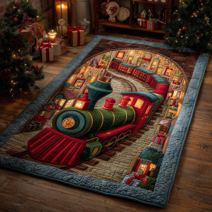 Santa's Workshop Train Area Rug GFTOHD11832