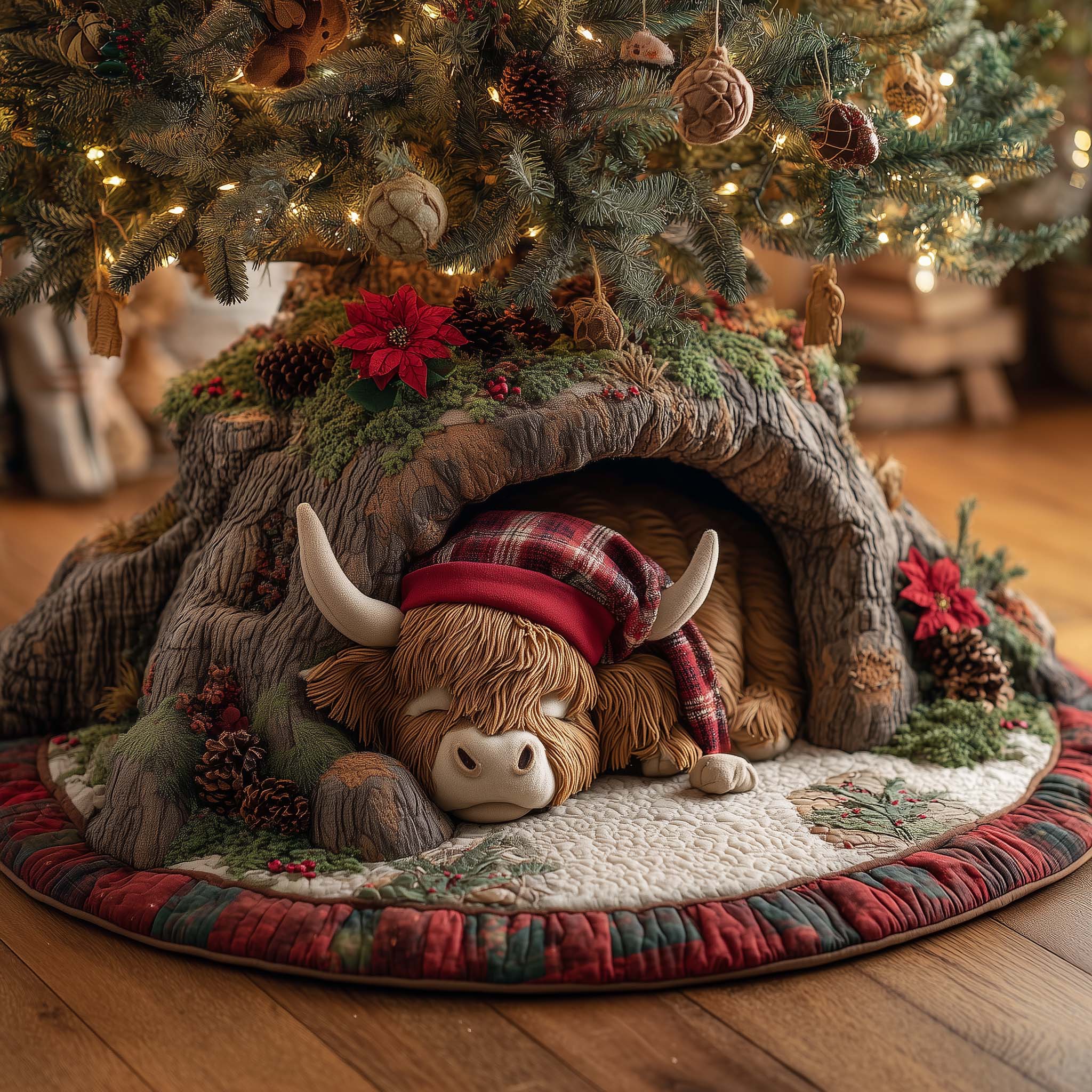 Holiday Farmstead Quilted Tree Skirt GFTOTP14009 – Willow Quilt