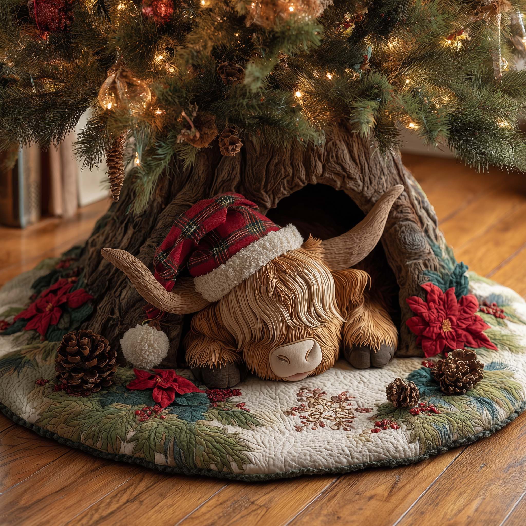 Holiday Farmstead Quilted Tree Skirt GFTOTP14009 – Willow Quilt