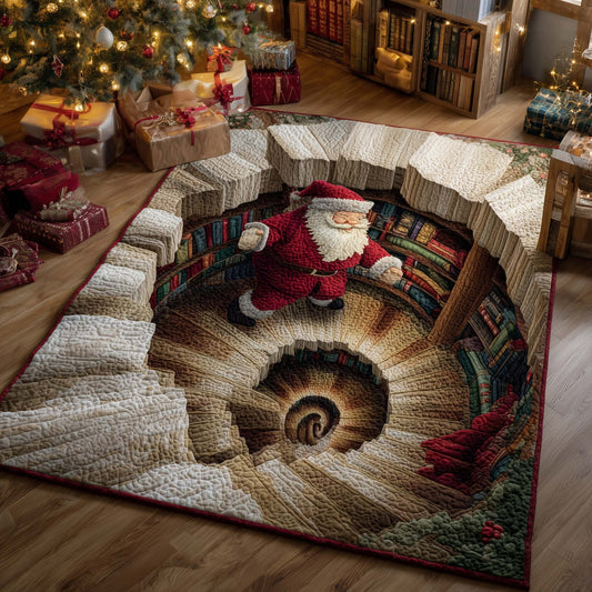 Santa Library Basement Area Rug GFTOHD12146