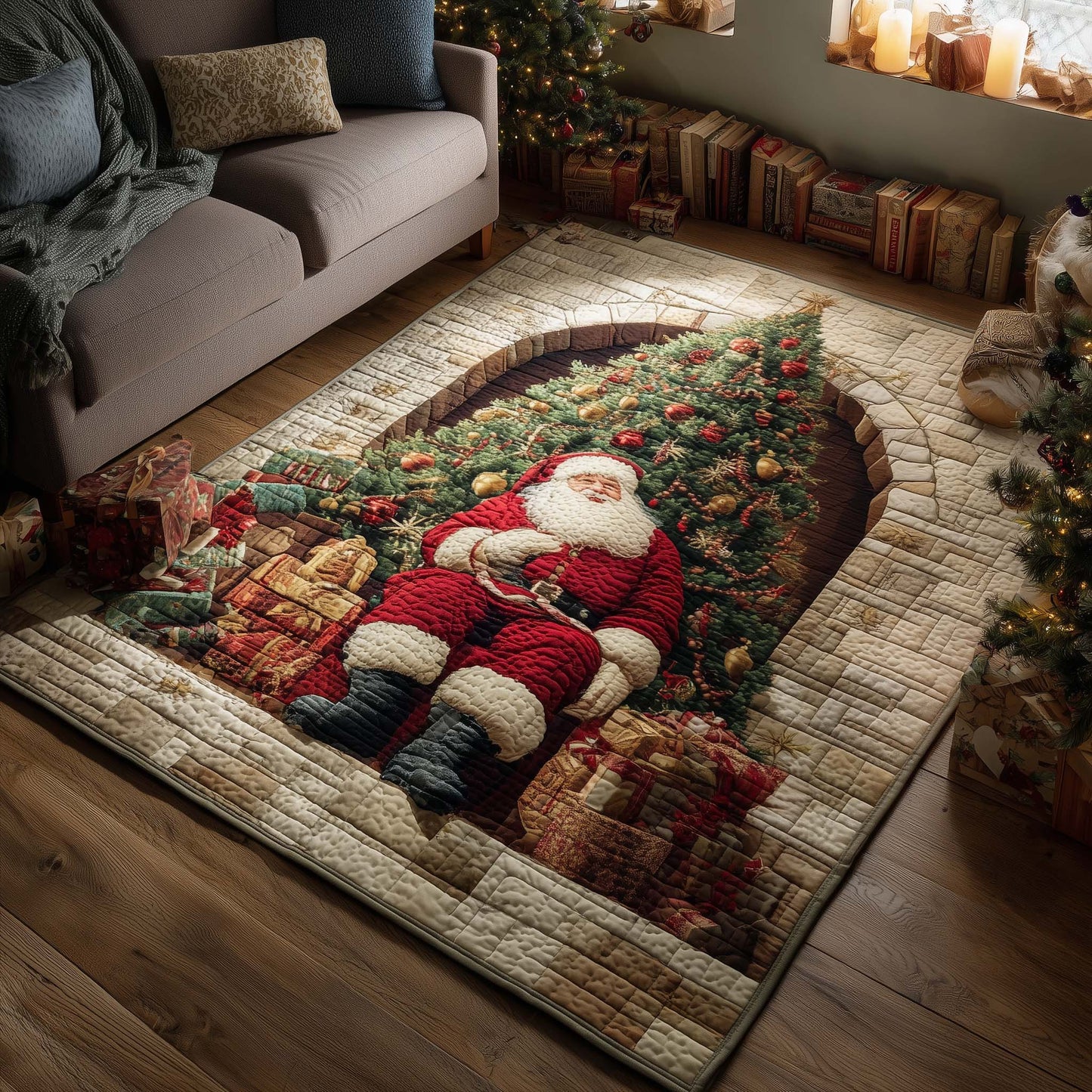 Santa Moment Area Rug GFTOHD12154