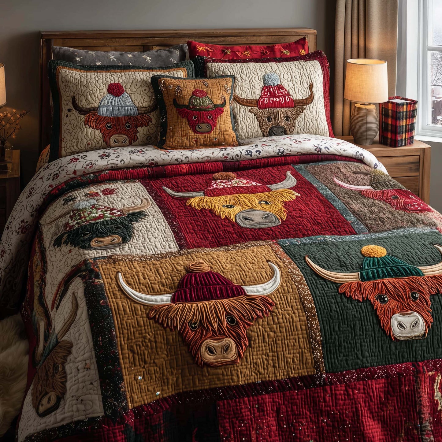 Highland Farmstead 3-Piece Quilted Bedding Set GFTOHD12761