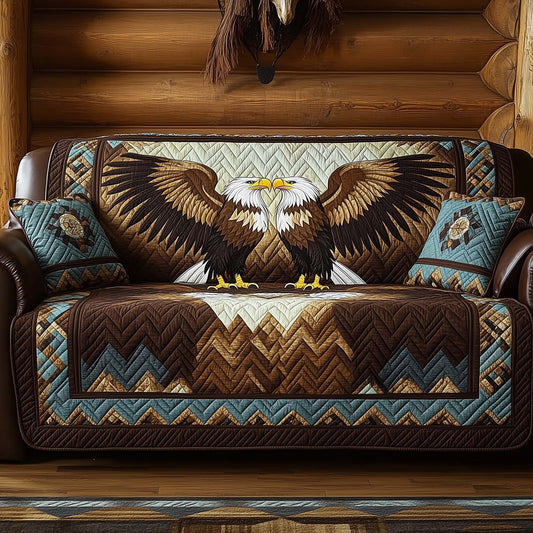 Native Eagle Quilted Sofa Cover GFTOHD12807