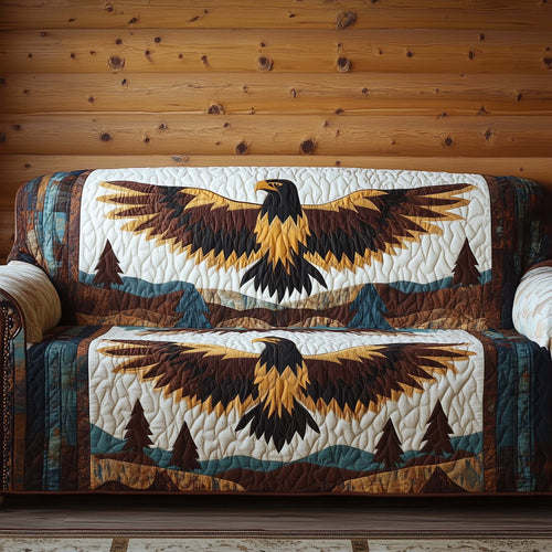 Native Eagle Quilted Sofa Cover GFTOHD12811