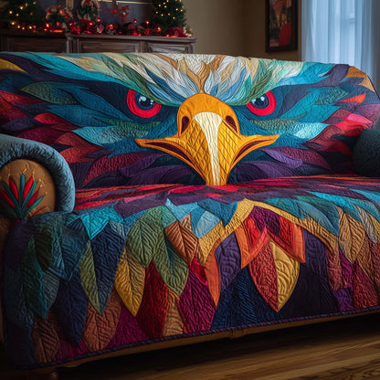 Native Eagle Quilted Sofa Cover GFTOHD12816