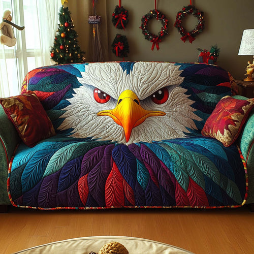 Native Eagle Quilted Sofa Cover GFTOHD12817
