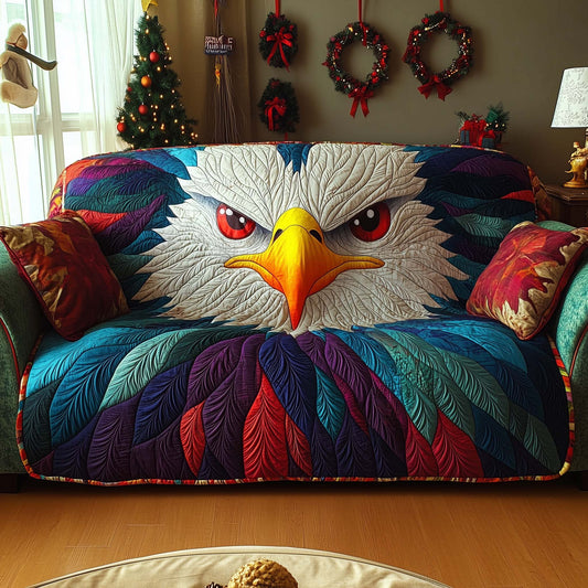 Native Eagle Quilted Sofa Cover GFTOHD12817