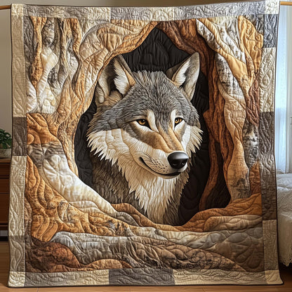 Wilderness Wolf Quilted Blanket GFTOHD12906