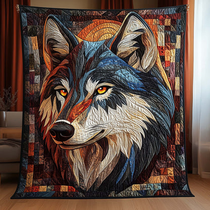 Wilderness Wolf Quilted Blanket GFTOHD12908