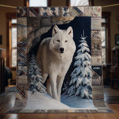 Wilderness Wolf Quilted Blanket GFTOHD12909