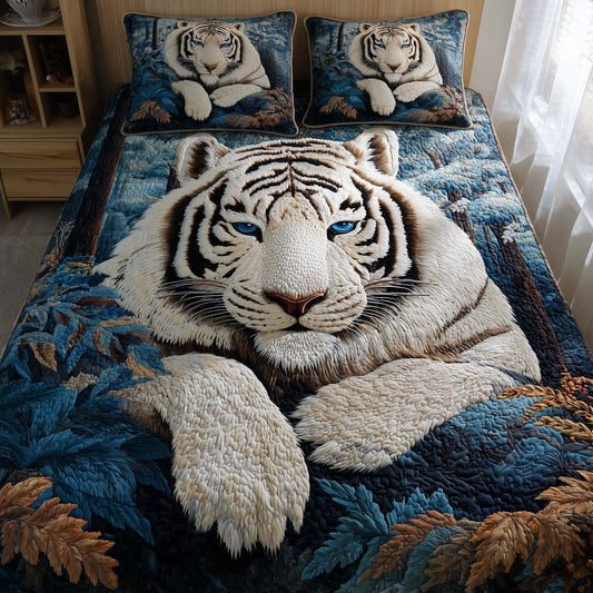 Majestic Tiger 3-Piece Quilted Bedding Set GFTOHD12911