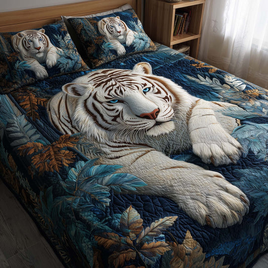 Majestic Tiger 3-Piece Quilted Bedding Set GFTOHD12912