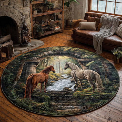 Ancient Archway Quilted Round Mat GFTOHD13215